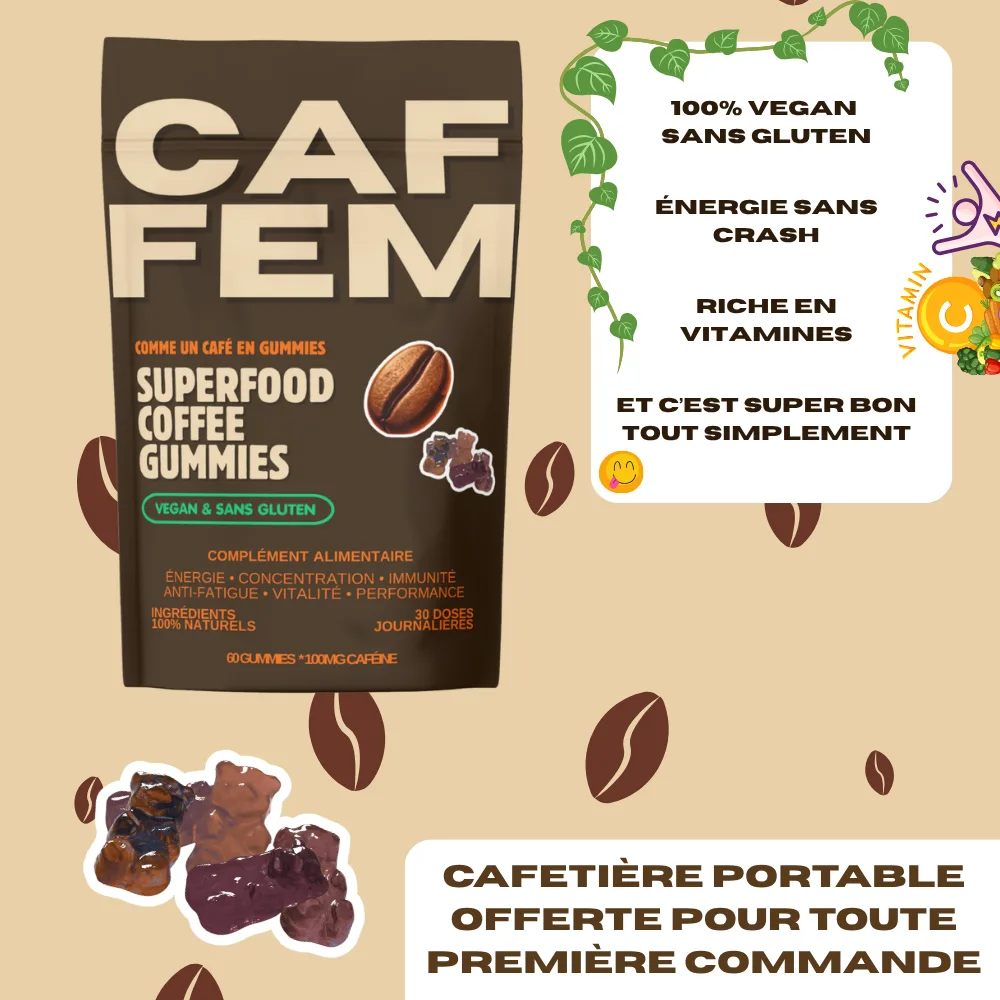 Caffem Superfood Coffee Gummies - Image 1